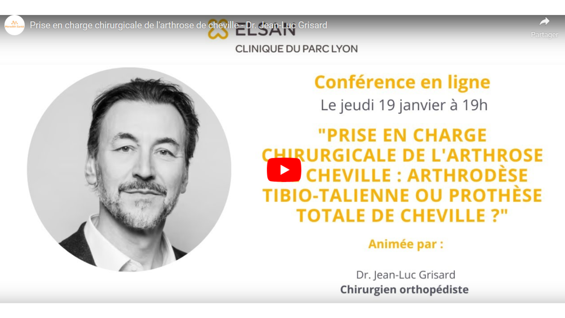 Dr Jean Luc GRISARD Chirurgien Orthop dique et Traumatologue